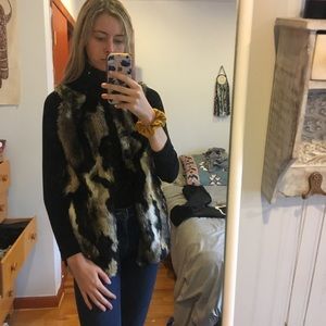 Stradivarius Faux Fur Vest